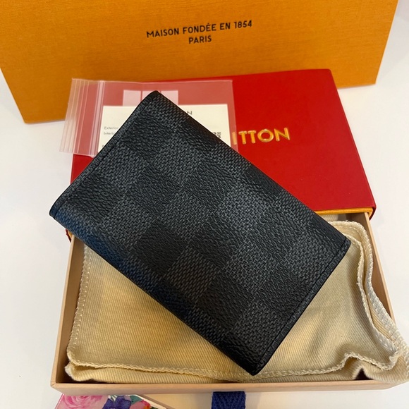 🎀Louis Vuitton Damier Graphite Multicles 6 Key Case - Picture 7 of 11